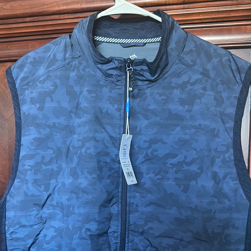 Men's Blue Camo Vest